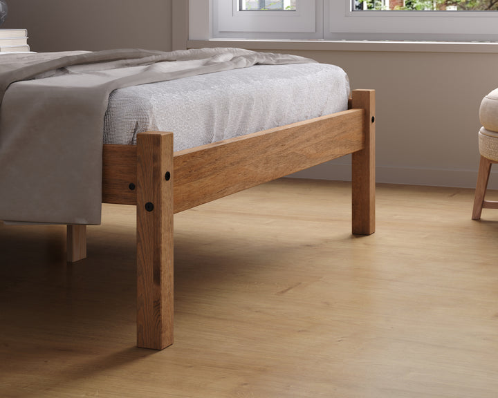 Rio Solid Pine Bed with Slatted Base for Enhanced Support and Airflow
