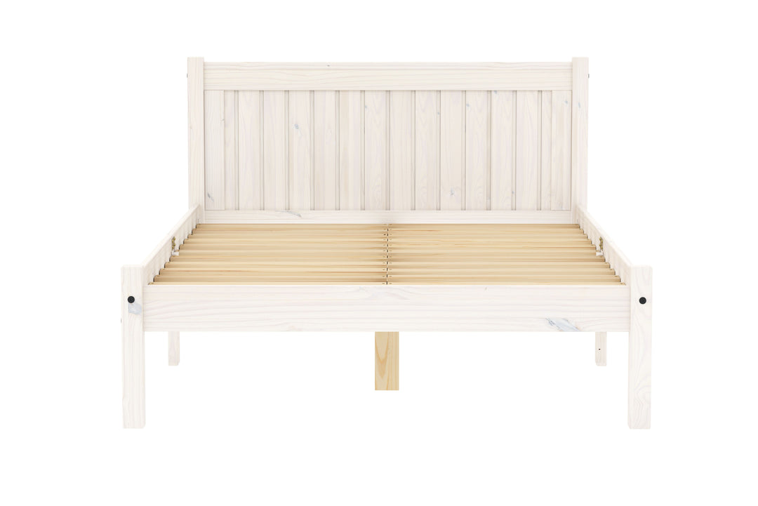 Rio Solid Pine Bed with Slatted Base for Enhanced Support and Airflow