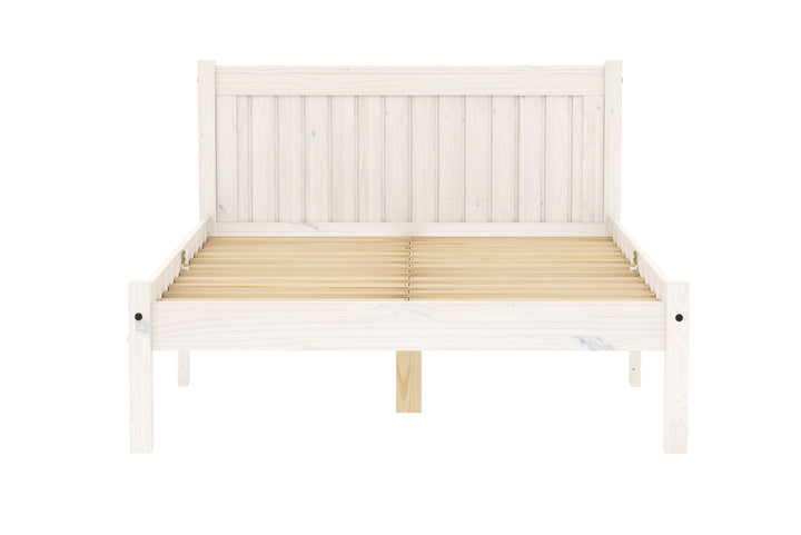 Rio Solid Pine Bed with Slatted Base for Enhanced Support and Airflow