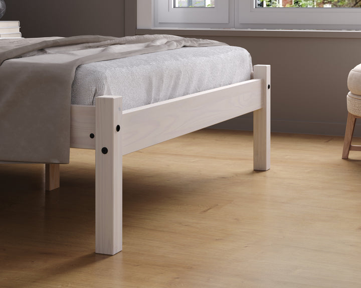 Rio Solid Pine Bed with Slatted Base for Enhanced Support and Airflow