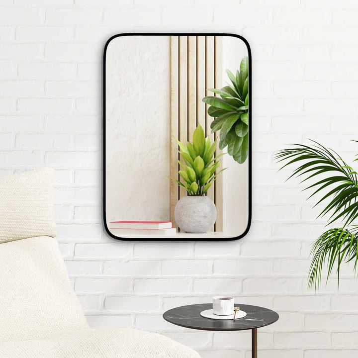 Rectangle Bathroom Mirror with Shatter-Proof Film and Expansion Screws - TidySpaces