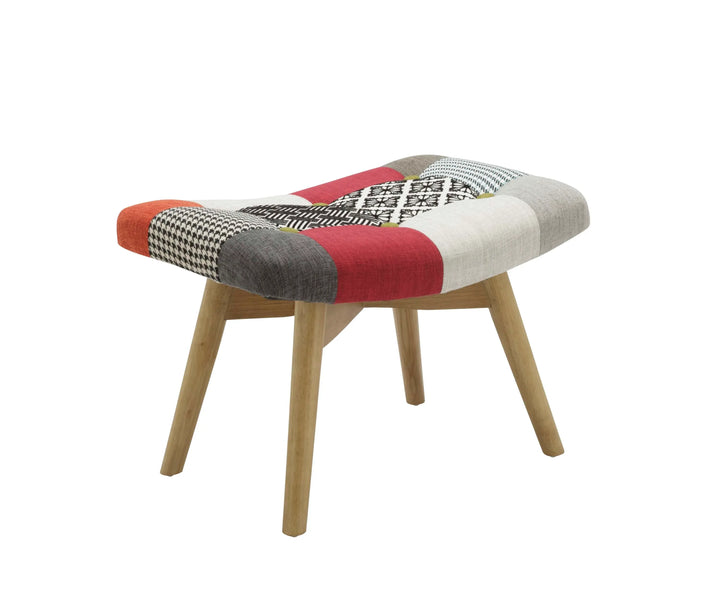 Sloane Foot Stool Patched - TidySpaces