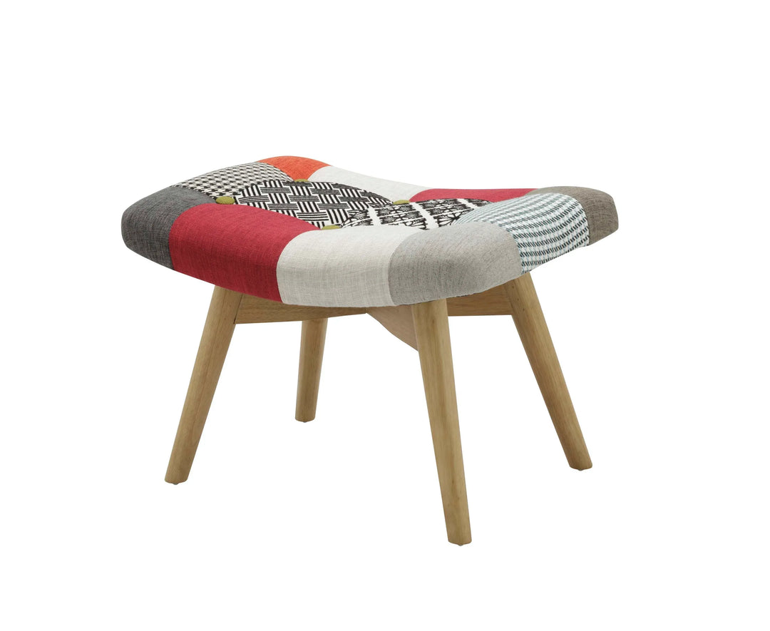 Sloane Foot Stool Patched - TidySpaces