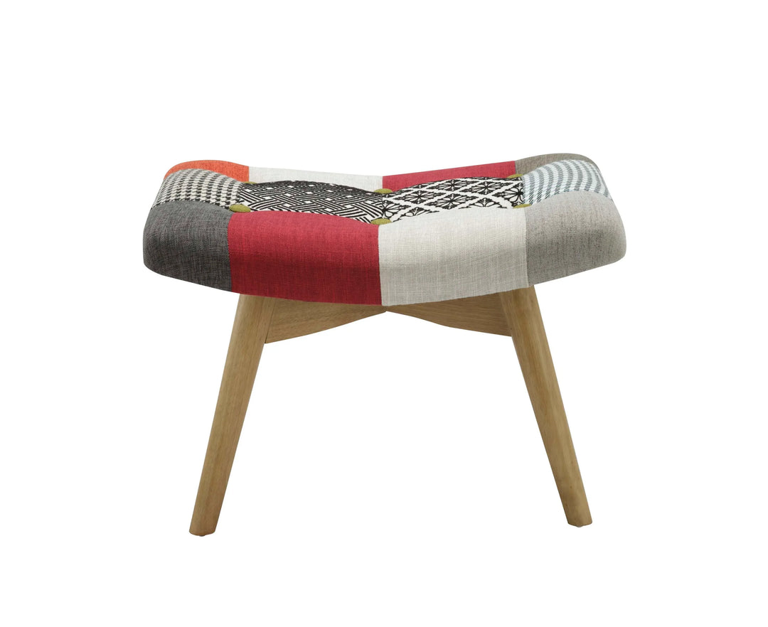 Sloane Foot Stool Patched - TidySpaces