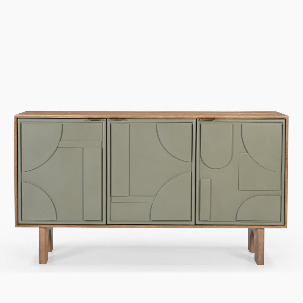 Pixel Three Door Cabinet - TidySpaces