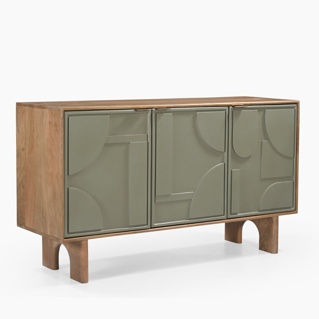 Pixel Three Door Cabinet - TidySpaces