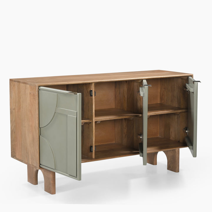 Pixel Three Door Cabinet - TidySpaces