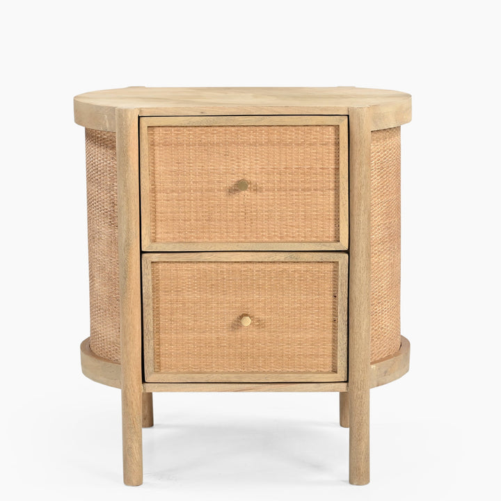 Dylan Two Drawer Side Table - TidySpaces
