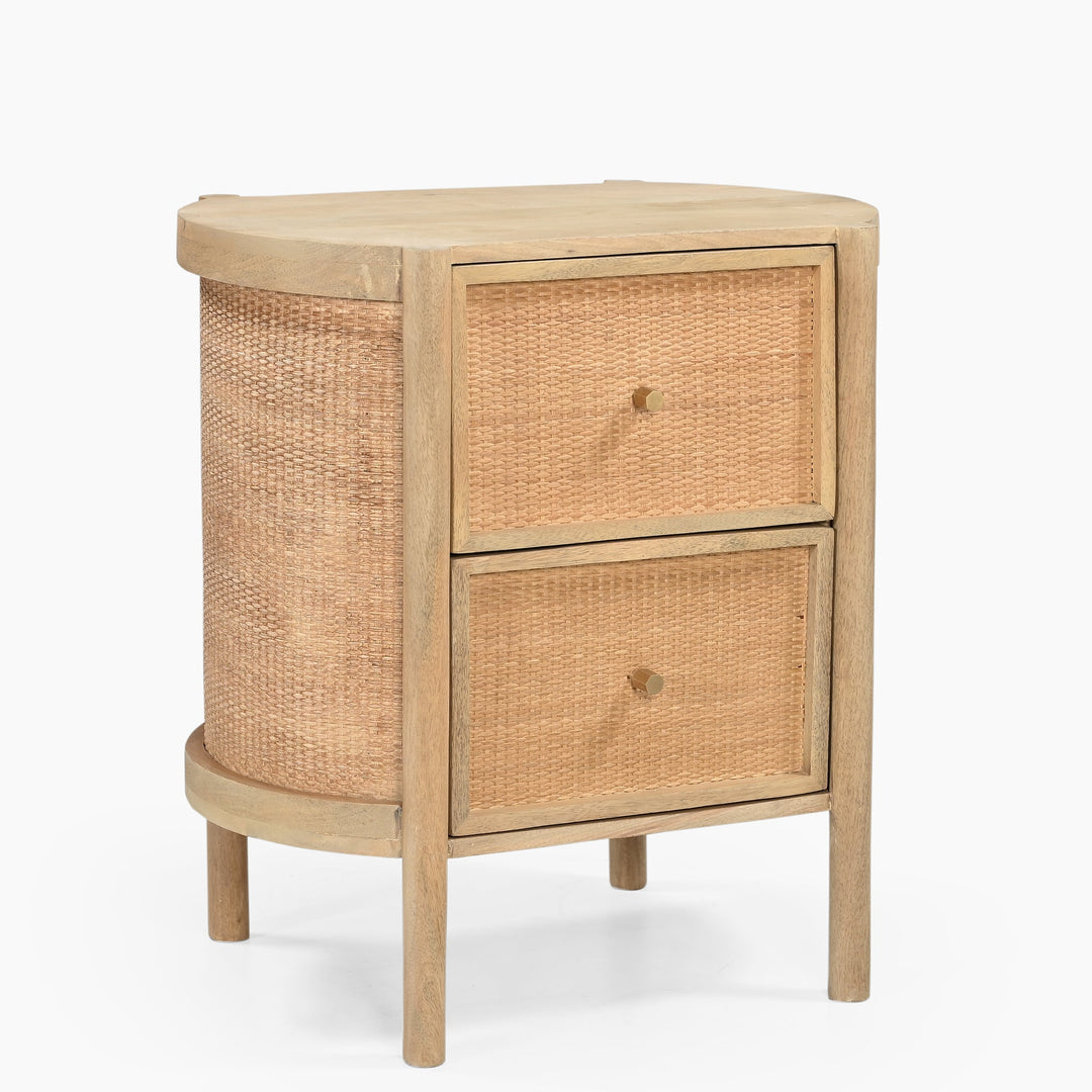 Dylan Two Drawer Side Table - TidySpaces
