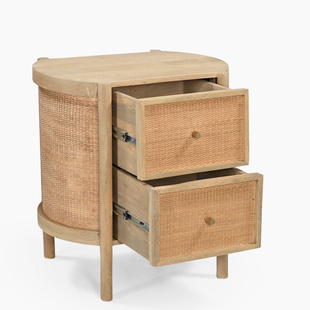 Dylan Two Drawer Side Table - TidySpaces