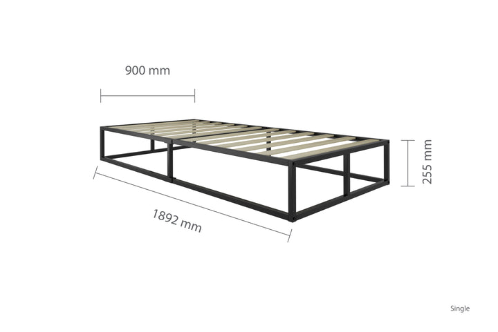 Soho Metal Platform Bed with Modern Design and Easy Assembly