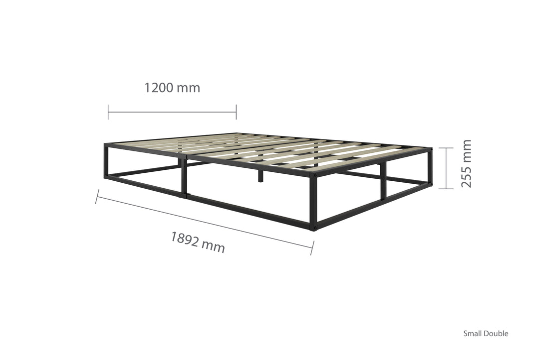 Soho Metal Platform Bed with Modern Design and Easy Assembly