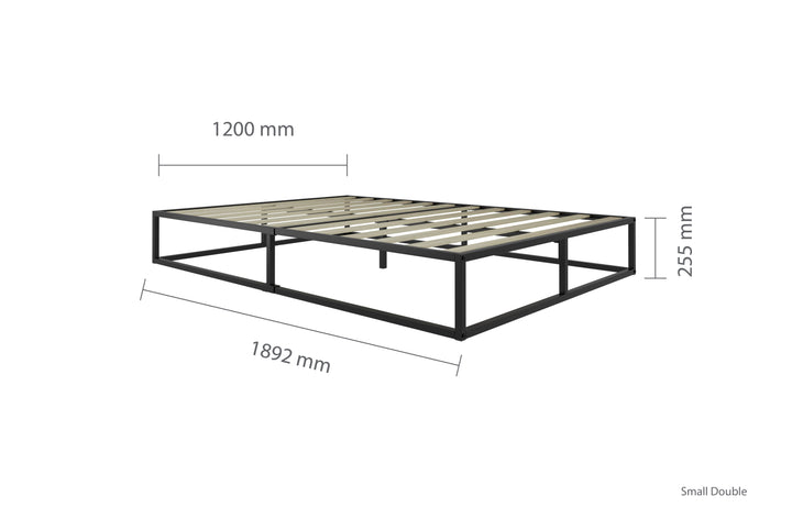 Soho Metal Platform Bed with Modern Design and Easy Assembly