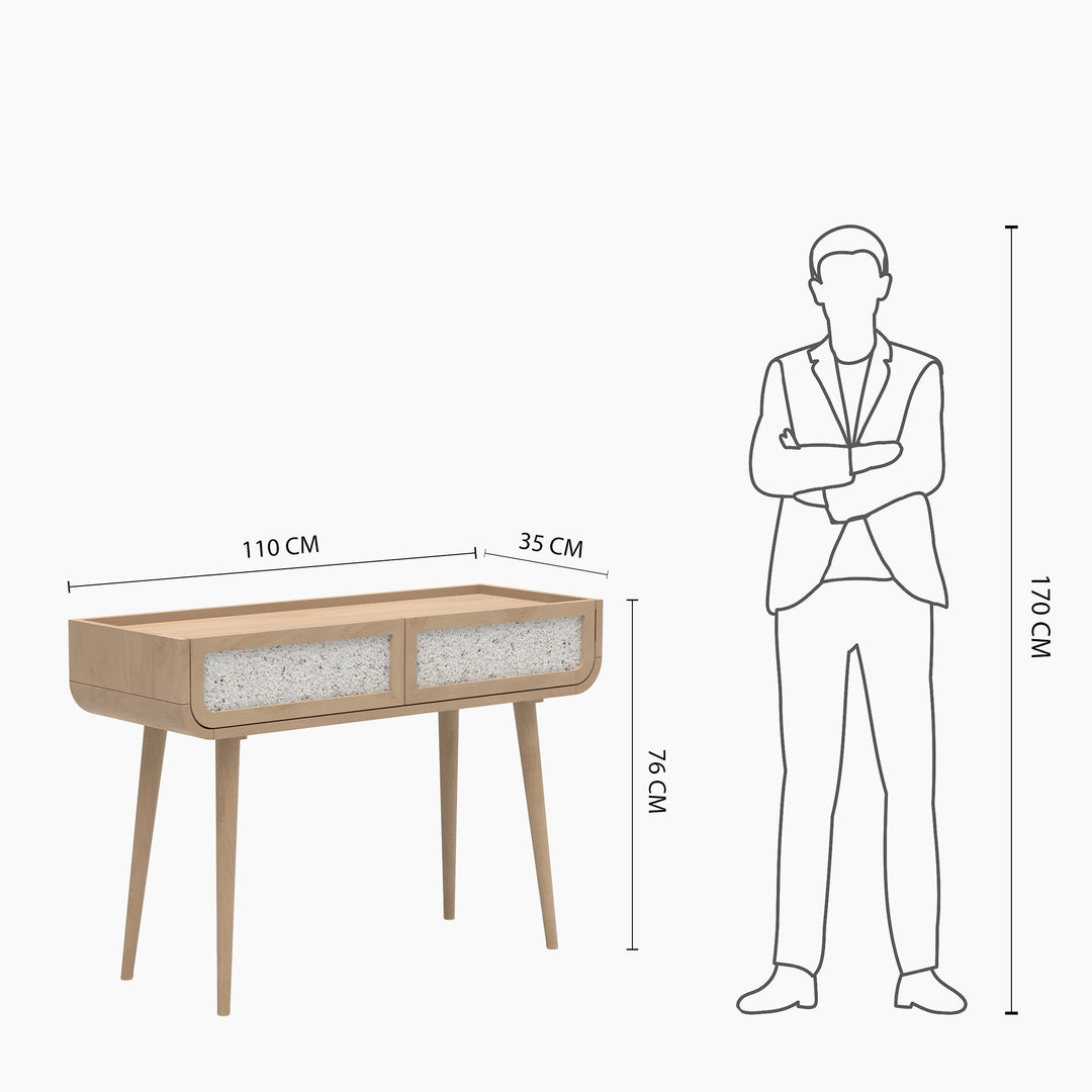 Oxy Two Drawer Console Table