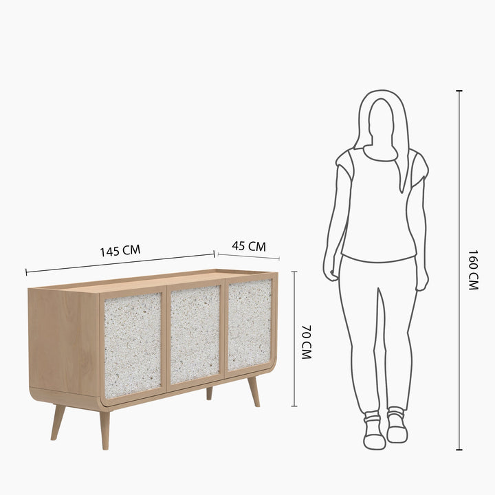 Oxy Three Door Cabinet