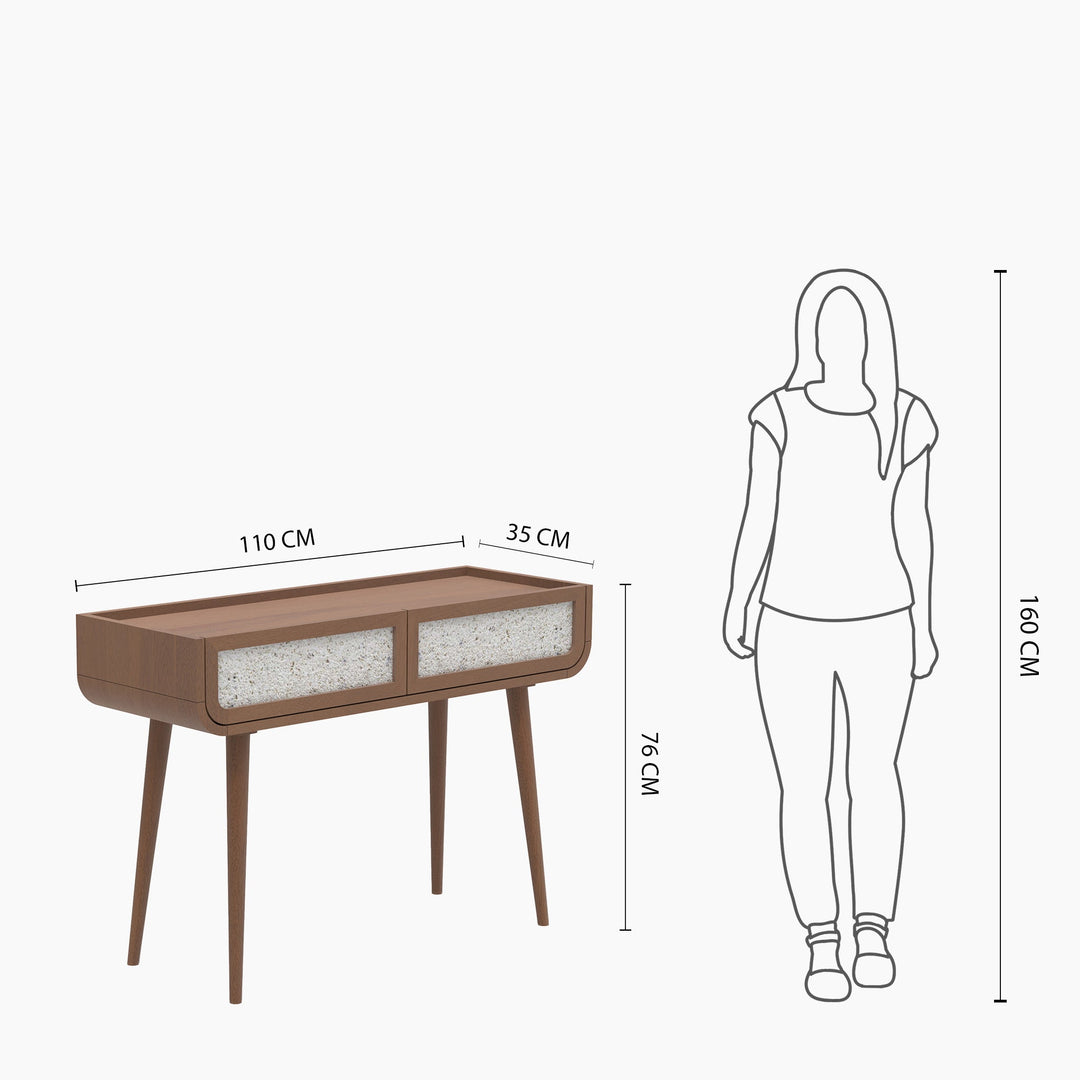 Oxy Two Drawer Console Table