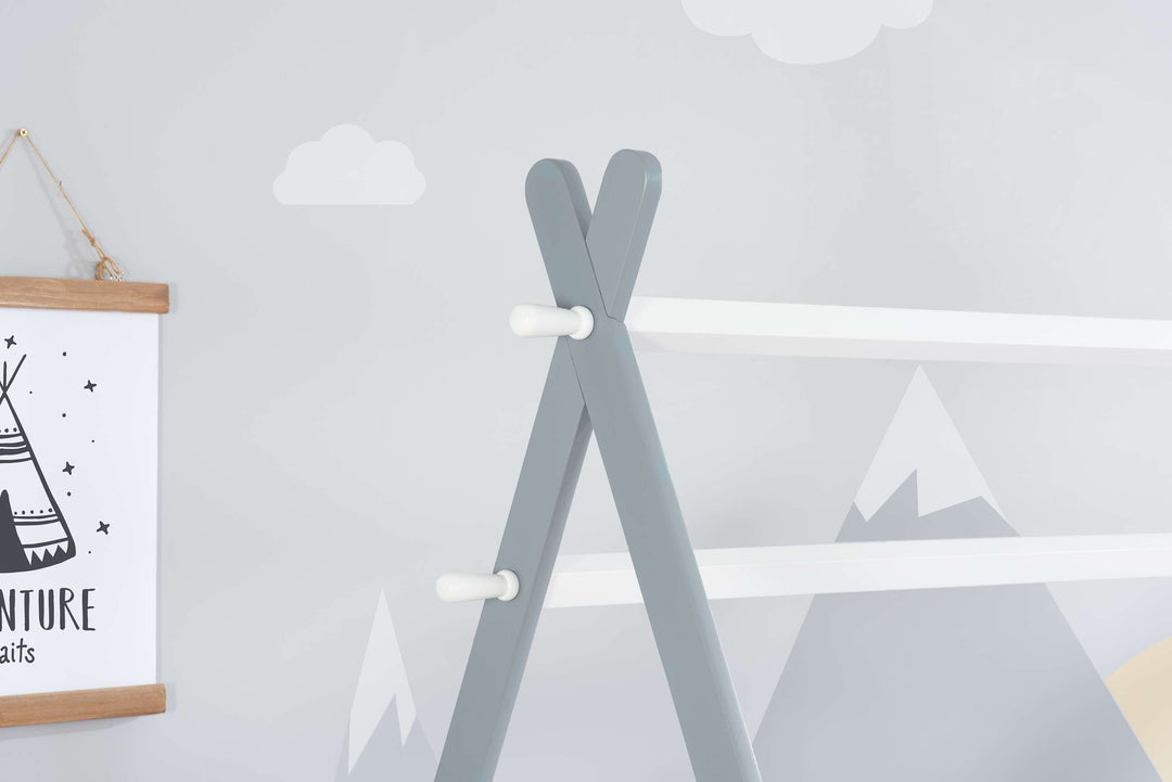Adventure Teepee Single Bed with Solid Slatted Base for Children's Rooms