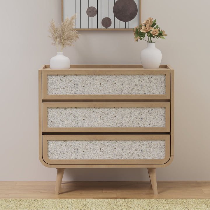 Oxy Three Drawer Chest Natural - TidySpaces