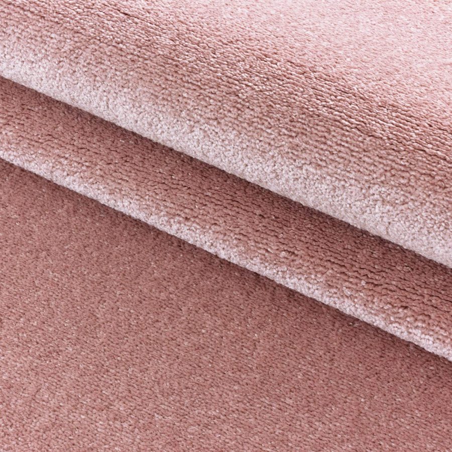 Blush Pink Plain Rug