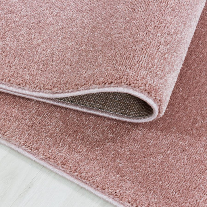 Blush Pink Plain Rug