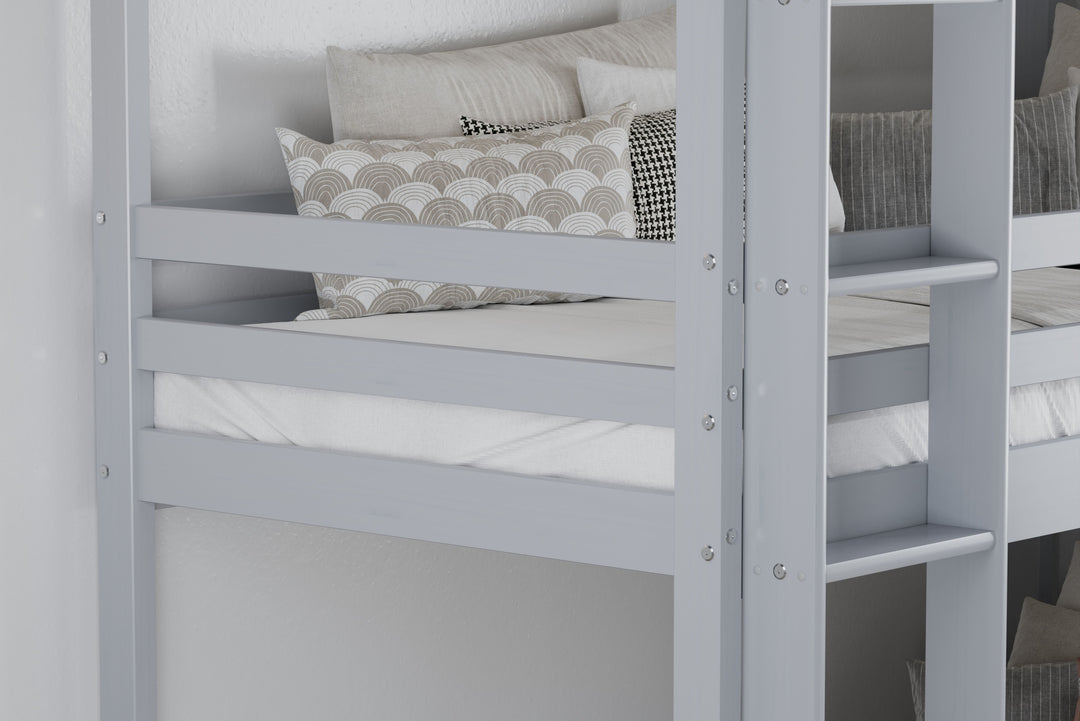 Tressa Triple Bunk Bed with Contemporary Design for Space Saving Solutions