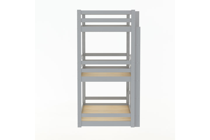 Tressa Triple Bunk Bed with Contemporary Design for Space Saving Solutions