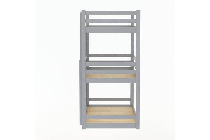 Tressa Triple Bunk Bed with Contemporary Design for Space Saving Solutions