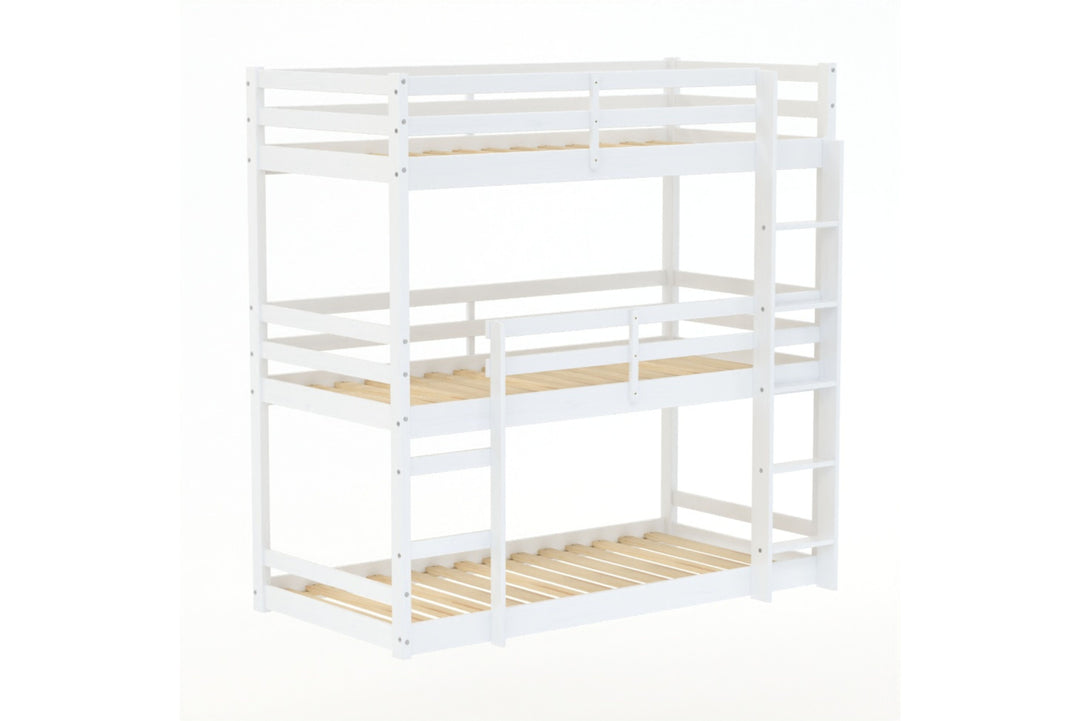 Tressa Triple Bunk Bed with Contemporary Design for Space Saving Solutions