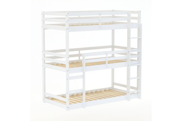 Tressa Triple Bunk Bed with Contemporary Design for Space Saving Solutions