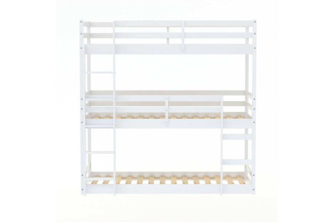 Tressa Triple Bunk Bed with Contemporary Design for Space Saving Solutions