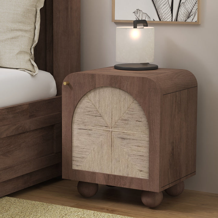 Jungle Side Table Walnut - TidySpaces