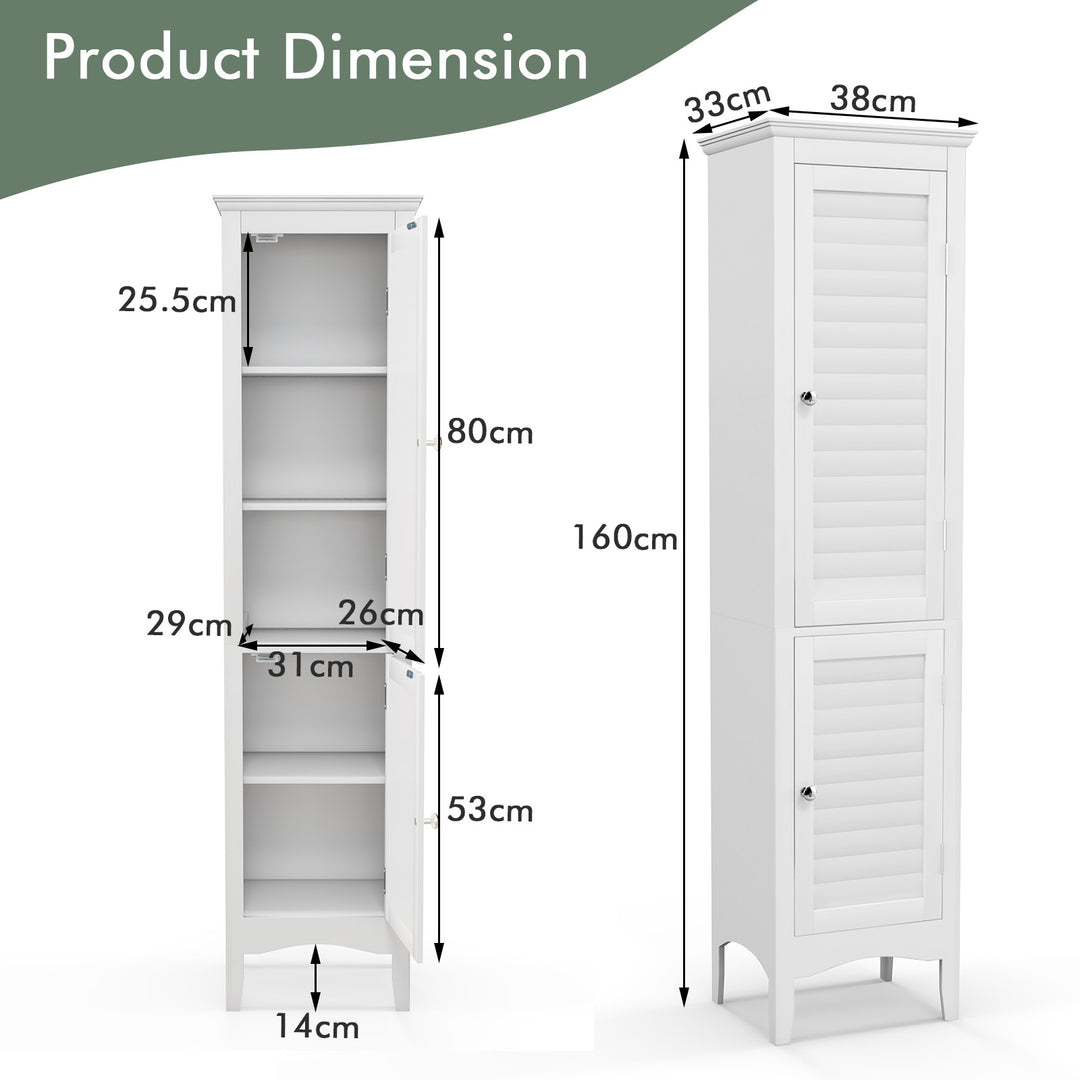 Tall Narrow Bathroom Cabinet - TidySpaces