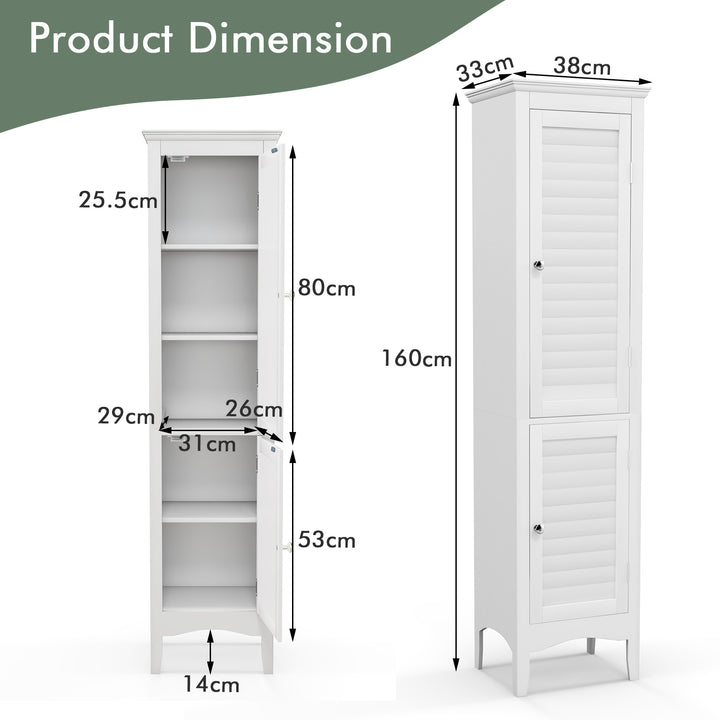 Tall Narrow Bathroom Cabinet - TidySpaces