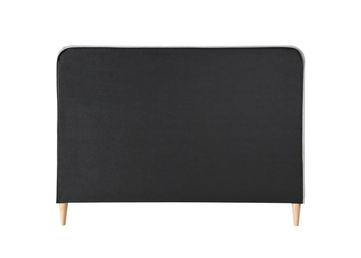 Luxurious Velvet Bed Frame in Midnight Blue with Elegant Tufting Design