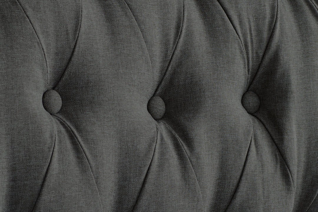 Valentino Upholstered Bed with Buttoned Headboard and Storage Drawers