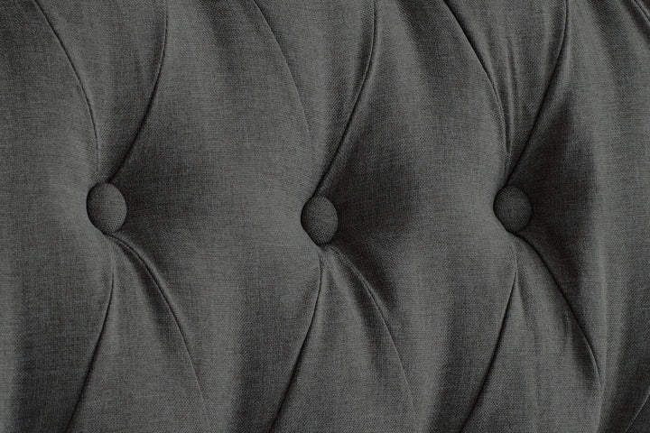 Valentino Upholstered Bed with Buttoned Headboard and Storage Drawers