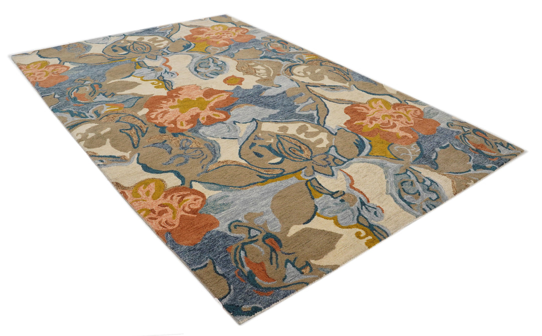 Paavi Hand Tufted Woollen Cut Pile Carpets