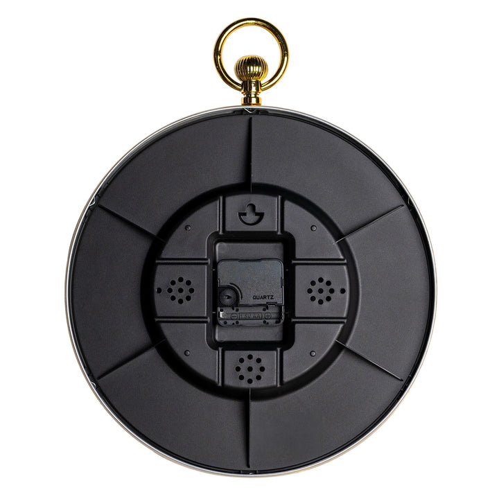 Hometime Gold  Aluminium Wall Clock 32cm