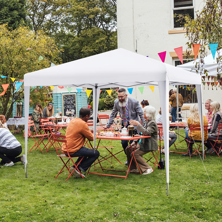 295 x 295 CM Outdoor Portable Instant Pop up Canopy with Carrying - TidySpaces