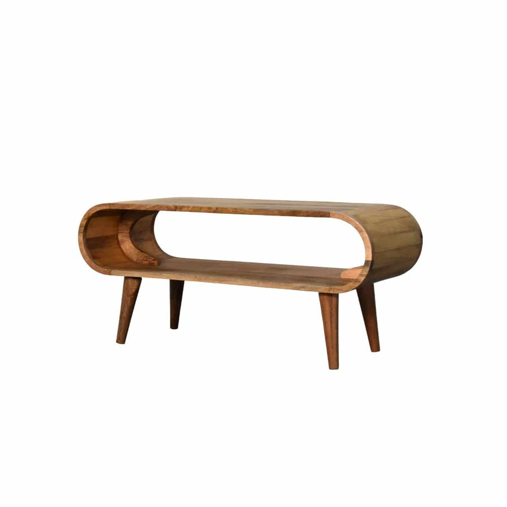 Amaya Nordic Style Oak-ish Coffee Table - TidySpaces