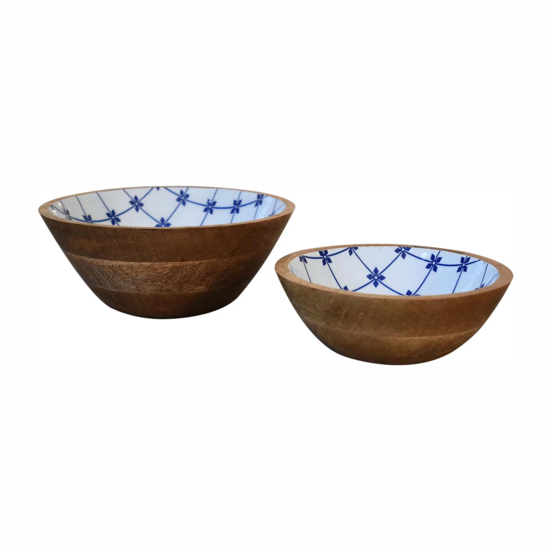 Blue and White Bowl Set of 2 - TidySpaces