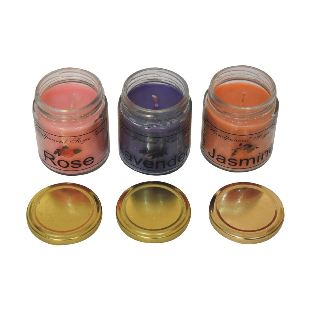 Candle Set (Jas, Lavender, Rose) - TidySpaces