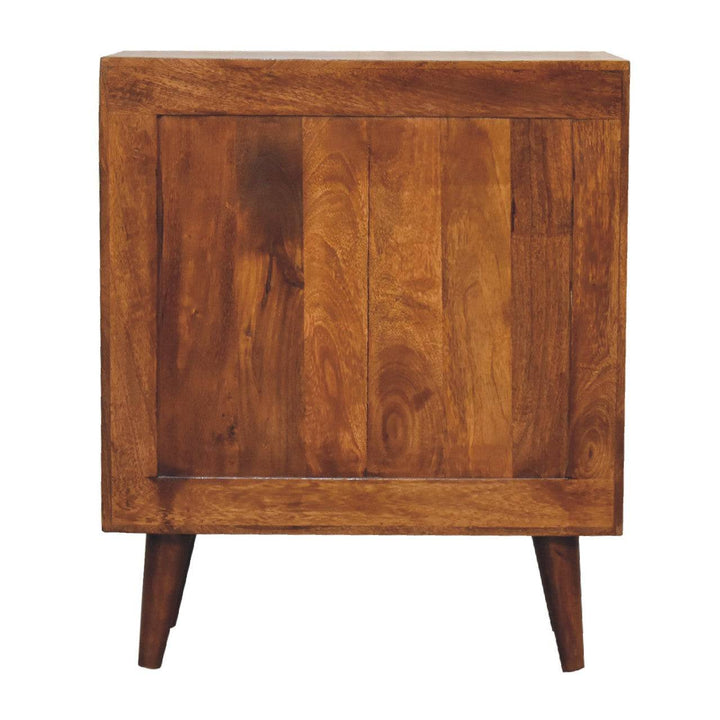 Chestnut Pineapple Carved Chest - TidySpaces