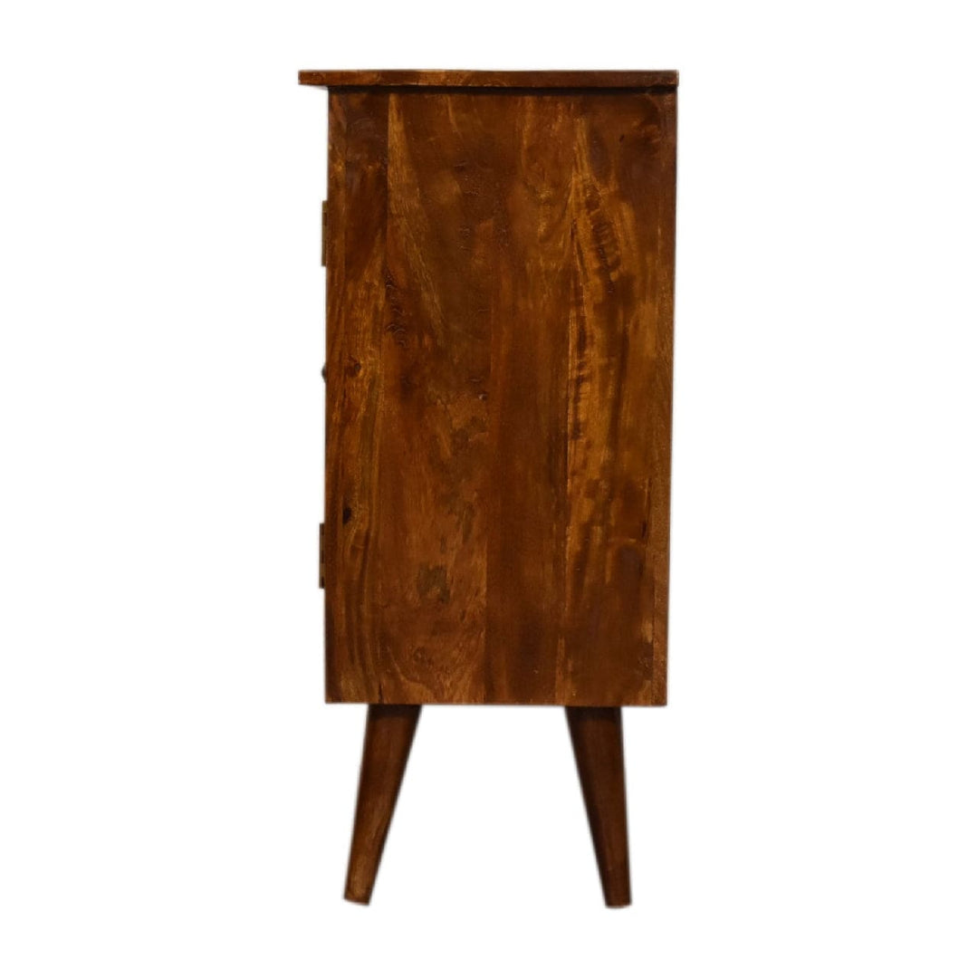 Chestnut Solid Nordic Cabinet - TidySpaces