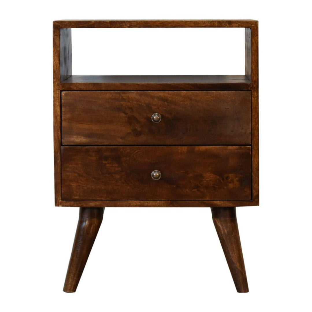 Classic Chestnut Bedside - TidySpaces