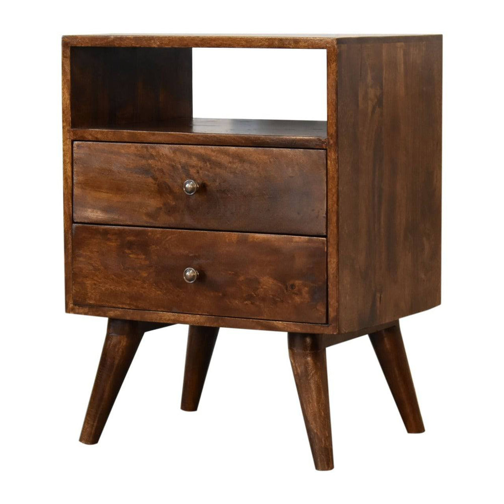 Classic Chestnut Bedside - TidySpaces