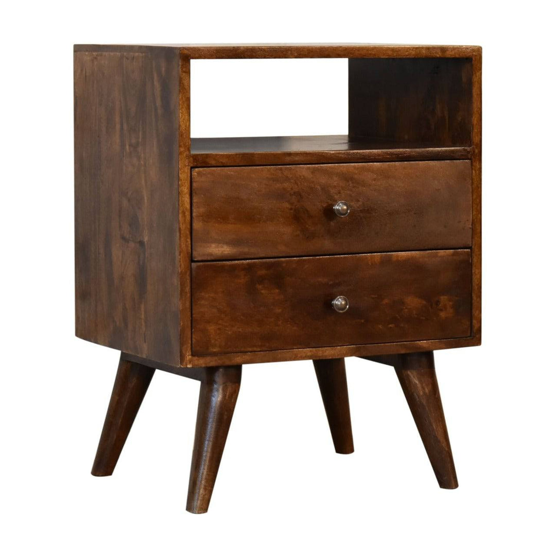 Classic Chestnut Bedside - TidySpaces