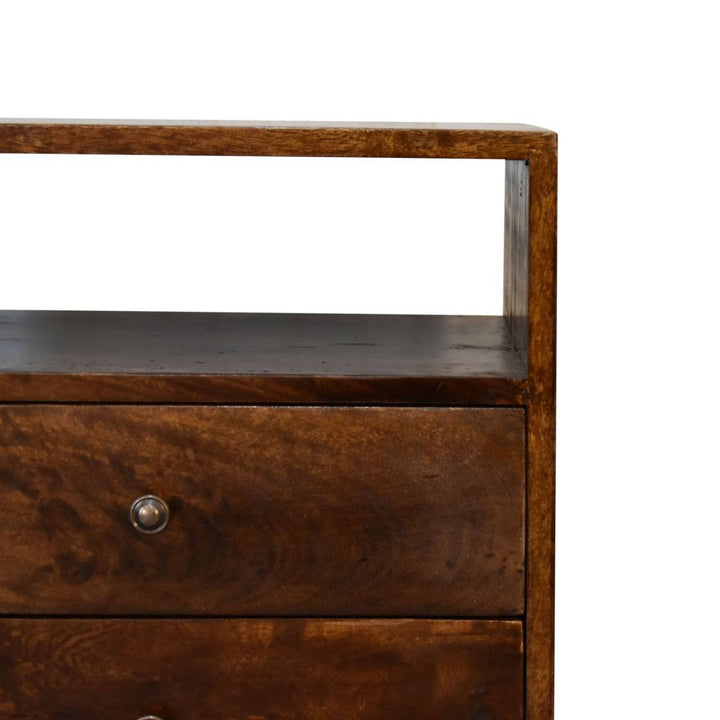 Classic Chestnut Bedside - TidySpaces