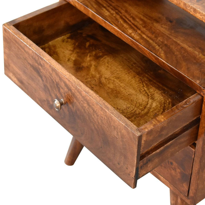 Classic Chestnut Bedside - TidySpaces