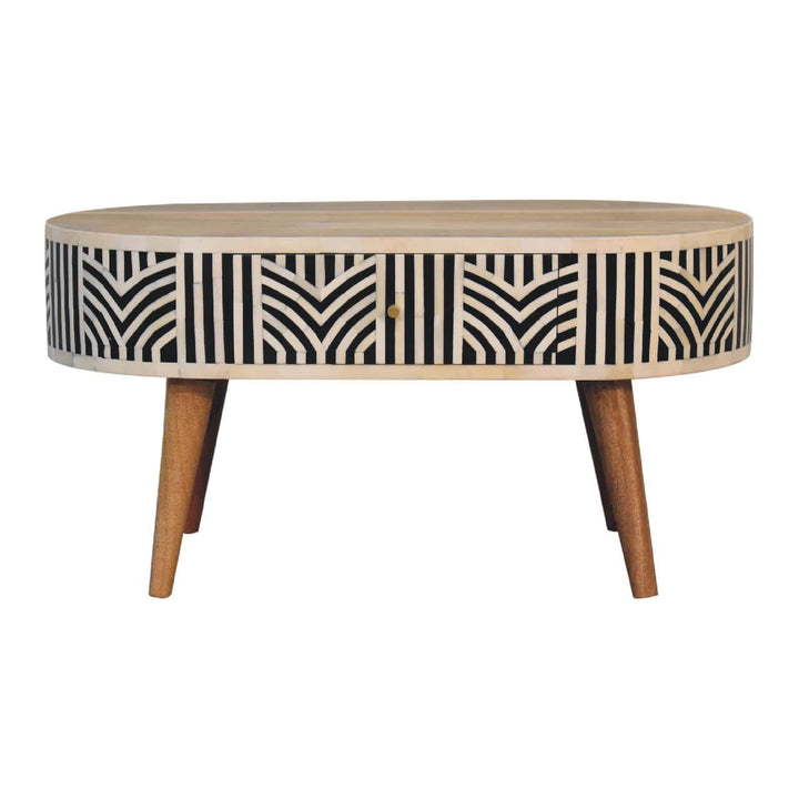 Edessa Bone Inlay Coffee Table - TidySpaces